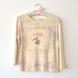 Vintage Design Floral Blouse! 🎀